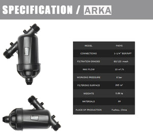 Filtro de malla ARKA para riego por goteo imagen 5