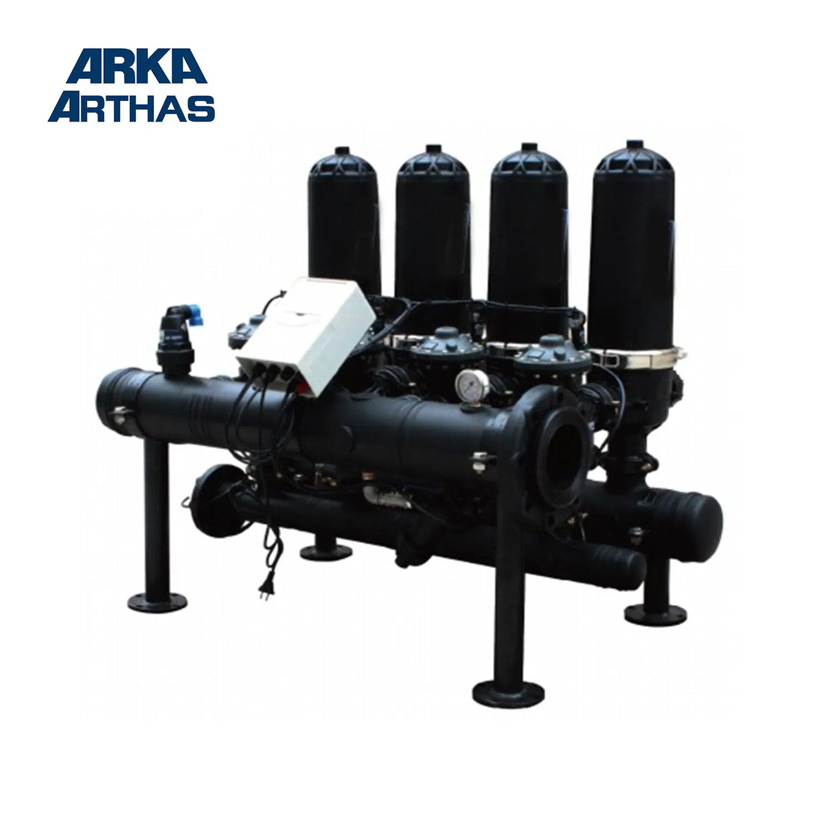 Sistema de filtración de discos ARKA tipo T de retrolavado 4 unidades 3"