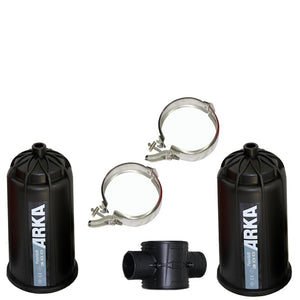 Filtro de discos ARKA tipo H cuerpo largo para riego por goteo imagen 3