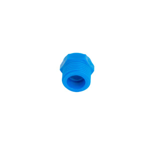 Adaptador Manometro PP He-hi - HE 3/4" x HI 1/4" - PP AZUL
