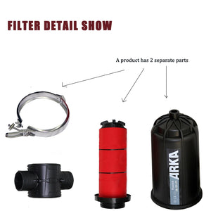Filtro de arena ARKA tipo H manual para riego por goteo 3" imagen 5