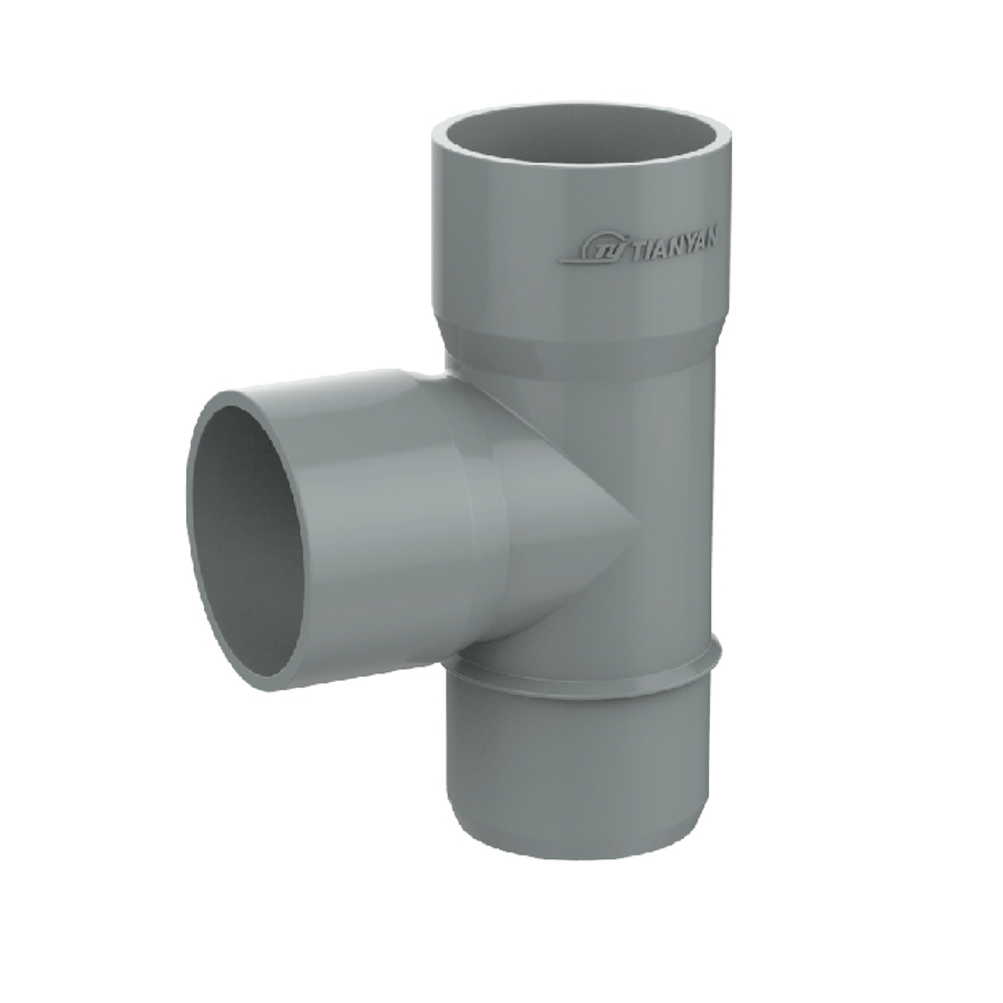 TEE Sanitario Gris Fitt - 40X40 MM