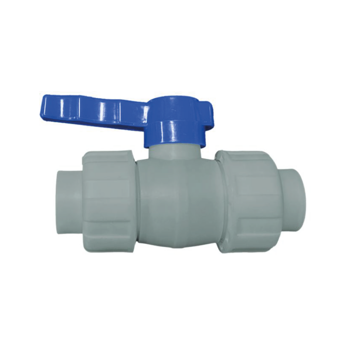 Llave Bola PPR con Union Americana - Bola Plastica Fitt - LLAVE BOLA PPR 20MM CON UNION AMER - BOLA PLASTICA