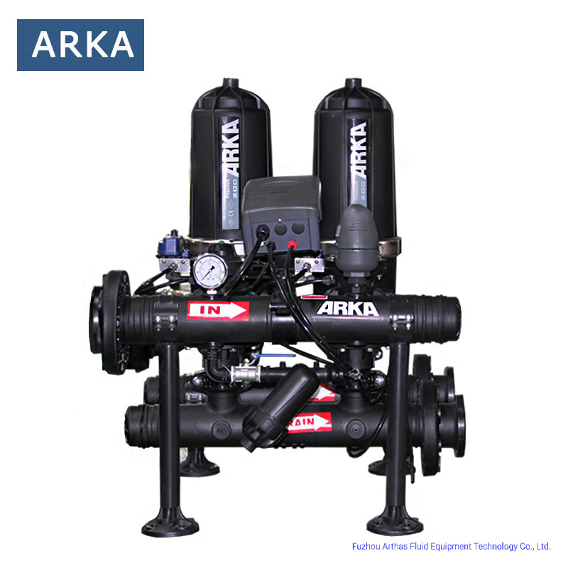 Sistema de filtración ARKA tipo T de retrolavado automático 2 unidades 2"