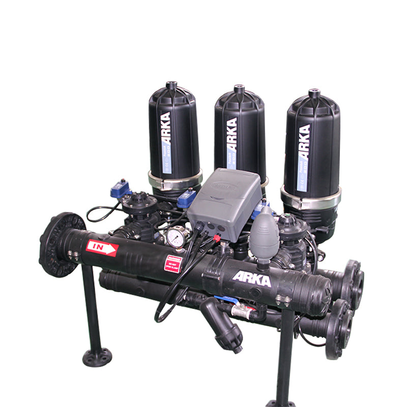 Sistema de filtración de discos ARKA automático 3 unidades 2" 2"