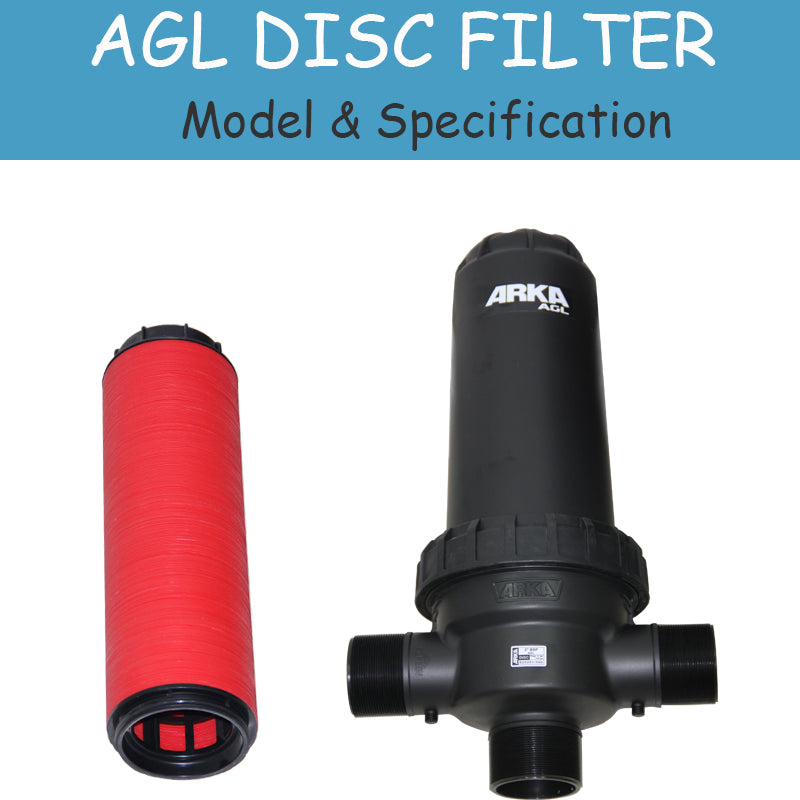Filtro de discos ARKA tipo T cuerpo largo 2"