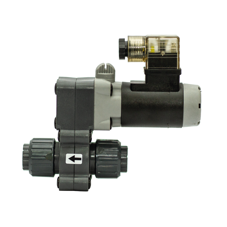 Válvula Fertirriego FIP 24 Volt - FIP PVC S12 3/8" DN8 - 3/4" - 24 VOLT EPDM