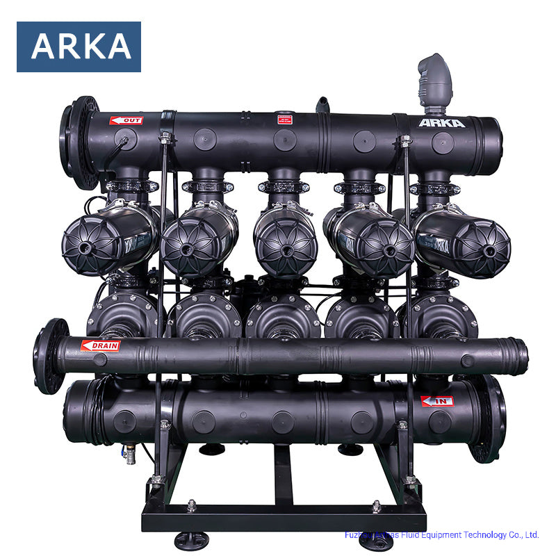 Sistema de filtración de discos ARKA tipo H autolimpiante 5 unidades 4"