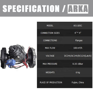 Válvula de control ARKA 6" imagen 4