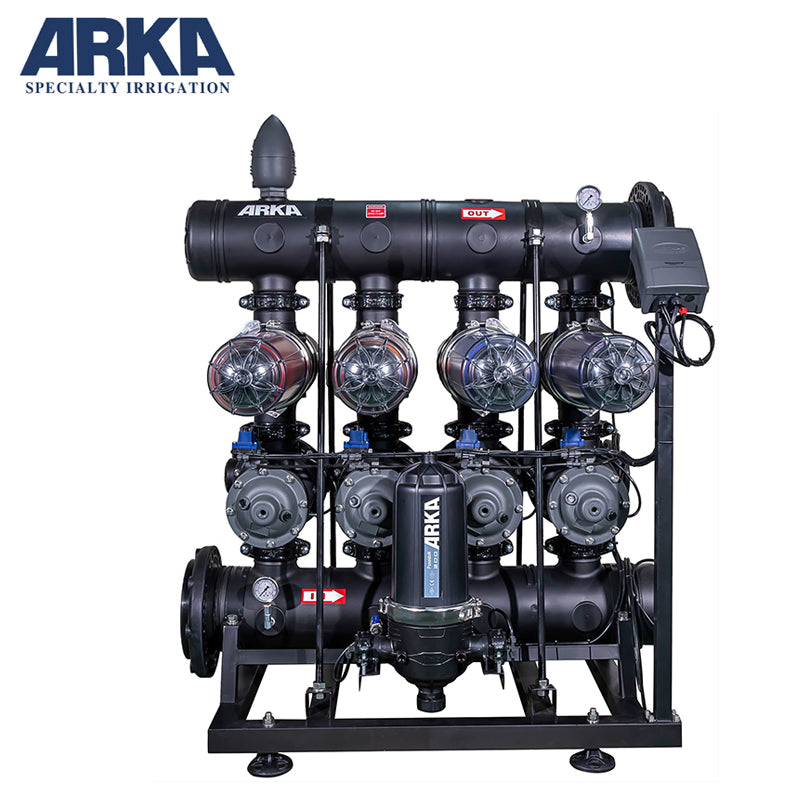 Filtro de riego ARKA automático para riego por goteo 4 unidades 4" 4"