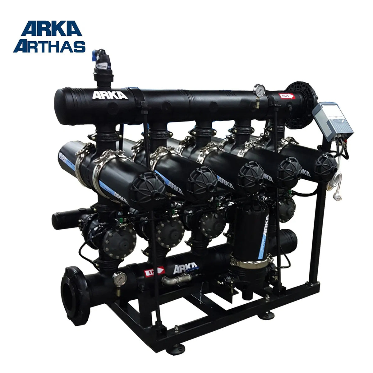 Sistema de filtración de discos ARKA de retrolavado 5 unidades 4" 4"