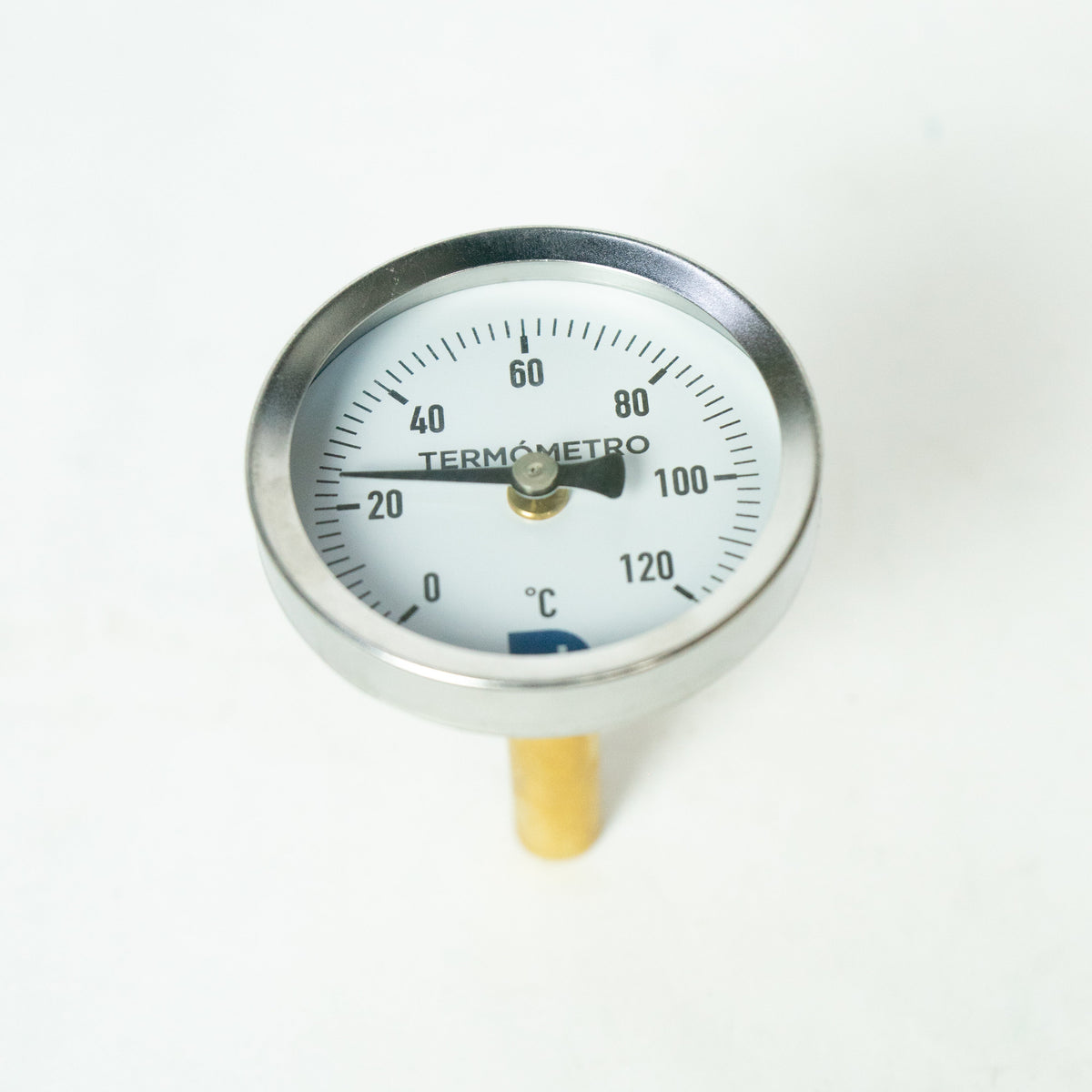 Termómetro - TERMOMETRO 0 -120° C 63MM - INOX HE 1/2"