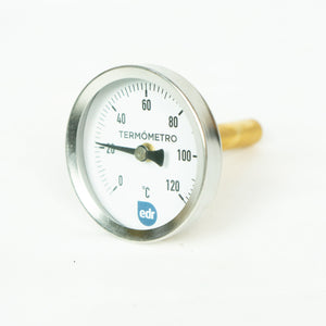 Termómetro - TERMOMETRO 0 -500° C 63MM - INOX HE 1/2"