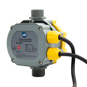 Control Bomba YT-2 Auto 1" Amarillo con Cable y Enchufe - imagen 2