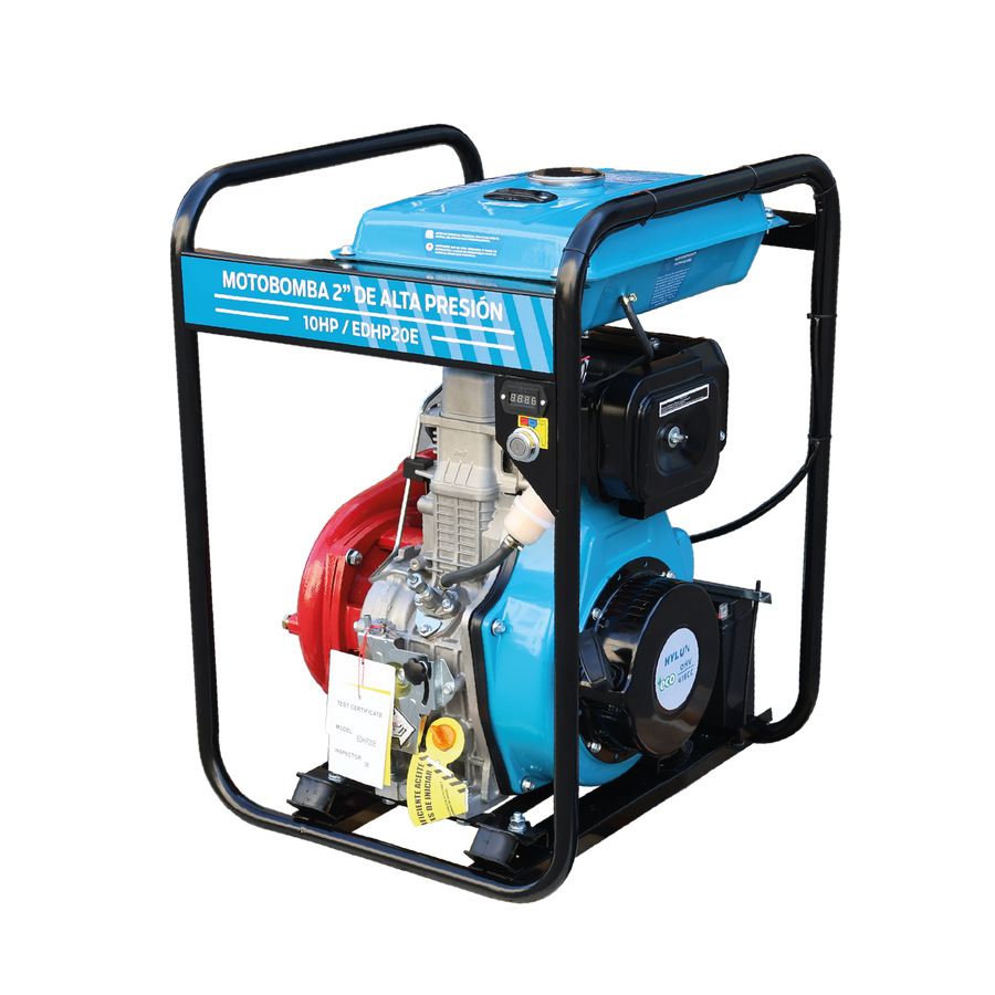 Motobomba Diesel Alta Presión - EDHP20E 10HP - HYLUX