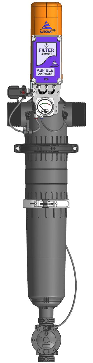 Filtro Malla Automatico Turbo 2400 DC Aqua - FILTRO MALLA AUTOMATICO TURBO 2400 DC 4"